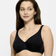 Bügel-BH - Triumph-Comfort Minimizer-Bügel-BH mit elastischer Tüllstickereispitze, in Größe 075 bis 095, in Cup F, in Farbe SCHWARZ – Farbe SCHWARZ – Ansicht 1