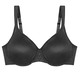 Bügel-BH - Triumph-Comfort Minimizer-Bügel-BH mit elastischer Tüllstickereispitze, in Größe 075 bis 095, in Cup F, in Farbe SCHWARZ – Farbe SCHWARZ – Ansicht 3