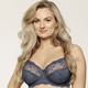 Bügel-BH - LingaDore Bügel-BH mit elastischer Spitze, in Größe 075 bis 105, in Cup F, in Farbe INDIGOBLAU – Farbe INDIGOBLAU – Ansicht 1