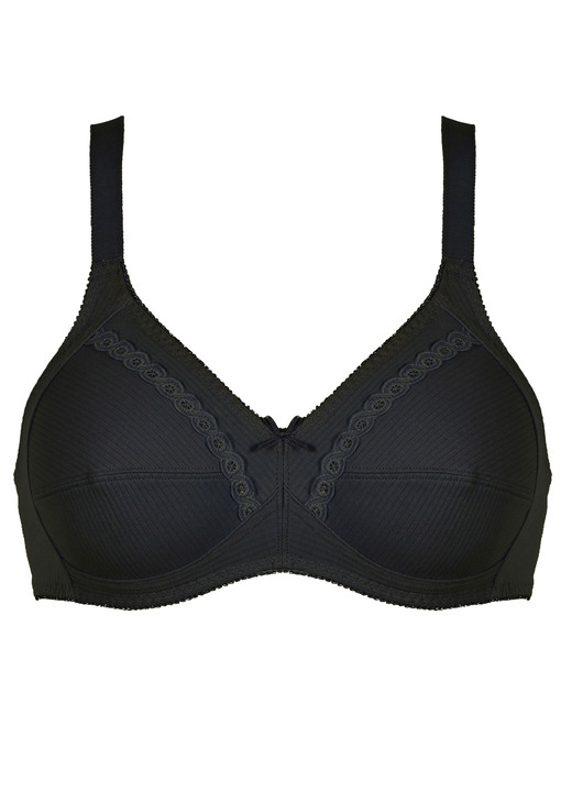 Soft-BH - Naturana Zweierpack  BH mit dekorativem Spitzenband in den Cups Ansicht 10 Soft-BH - Naturana Zweierpack  BH mit dekorativem Spitzenband in den Cups, in Größe 075 bis 100, in Cup C, in Farbe 2X WEISS Ansicht 10