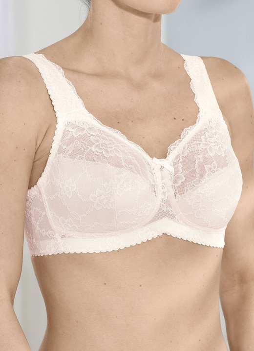 Soft-BH - Rosa Faia BH mit breitem Rückteil für optimalen Komfort und Halt Ansicht 3 Soft-BH - Rosa Faia BH mit breitem Rückteil für optimalen Komfort und Halt, in Größe 075 bis 105, in Cup F, in Farbe ZARTAPRICOT Ansicht 3
