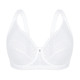 Bügel-BH - Sassa Bügel-BH mit verstärktem Rückteil, in Größe 075 bis 100, in Cup B, in Farbe WEISS – Farbe WEISS – Ansicht 4