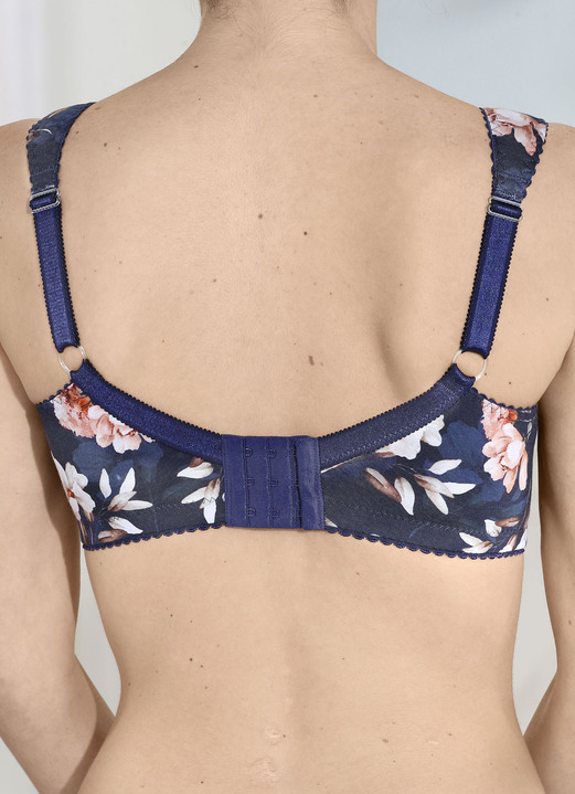 Soft-BH - Laurina BH mit hohem Baumwollanteil, in Größe 080 bis 110, in Cup E, in Farbe MARINE Ansicht 2