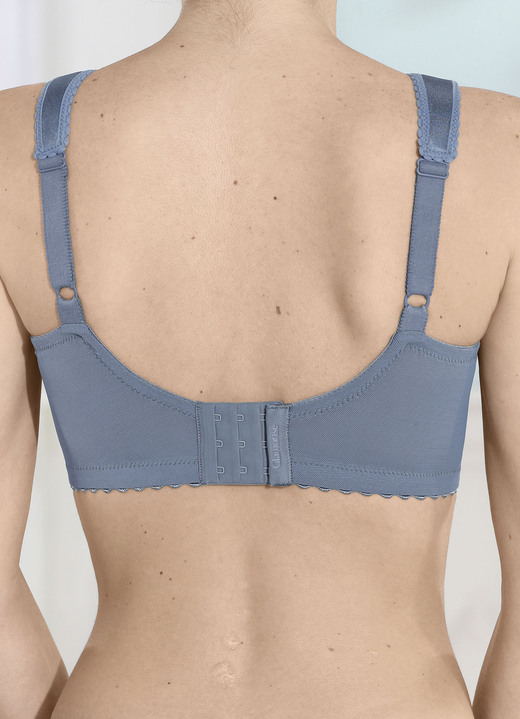 Soft-BH - Glamorise Stütz-BH mit Spitze Ansicht 17 Soft-BH - Glamorise Stütz-BH mit Spitze, in Größe 080 bis 130, in Cup C, in Farbe PETROL Ansicht 17