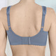 Soft-BH - Glamorise Stütz-BH mit Spitze, in Größe 080 bis 130, in Cup F, in Farbe RAUCHBLAU – Farbe RAUCHBLAU – Ansicht 3