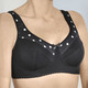 Soft-BH - BH mit hohem Baumwollanteil, in Größe 080 bis 105, in Cup D, in Farbe SCHWARZ – Farbe SCHWARZ – Ansicht 1