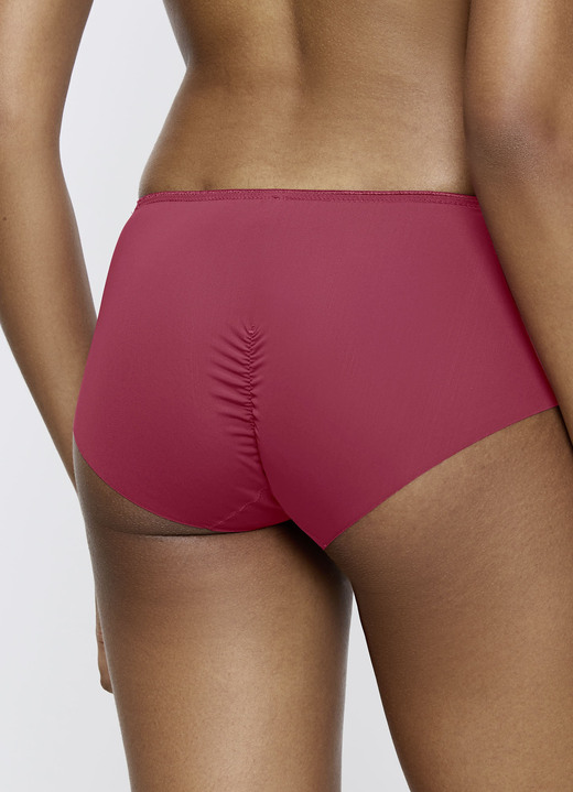 Triumph - Triumph Slip mit Jacquardeinsatz im Vorderteil, in Größe 036 bis 048, in Farbe BORDEAUX Ansicht 4