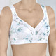Soft-BH - Laurina BH mit farbharmonischem Floraldessin, in Größe 080 bis 110, in Cup E, in Farbe WEISS-GRÜN – Farbe WEISS-GRÜN – Ansicht 1