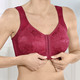Soft-BH - BH mit praktischem Vorderverschluss, in Größe 080 bis 120, in Cup E, in Farbe BORDEAUX – Farbe BORDEAUX – Ansicht 2
