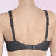 Soft-BH - Naturana BH mit berstärktem Rückteil – Farbe SCHWARZ – Ansicht 3 Soft-BH - Naturana BH mit berstärktem Rückteil, in Größe 075 bis 095, in Cup C, in Farbe PUDER – Farbe SCHWARZ – Ansicht 3