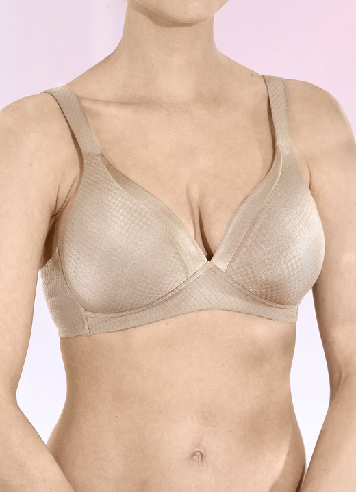 Soft-BH - Naturana BH mit berstärktem Rückteil Ansicht 2 Soft-BH - Naturana BH mit berstärktem Rückteil, in Größe 075 bis 095, in Cup A, in Farbe PUDER Ansicht 2