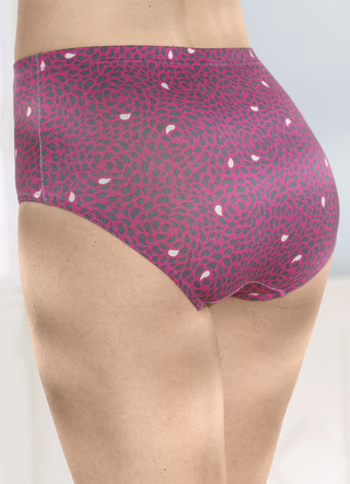 Laurina Viererpack Slips mit buntem Druckdessin