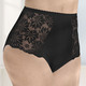 Slips - Viererpack Slipsmit floraler Elastikspitze – Farbe 2X WEISS, 2X SCHWARZ – Ansicht 3 Slips - Viererpack Slipsmit floraler Elastikspitze, in Größe 038 bis 050, in Farbe 2X WEISS, 2X SCHWARZ – Farbe 2X WEISS, 2X SCHWARZ – Ansicht 3