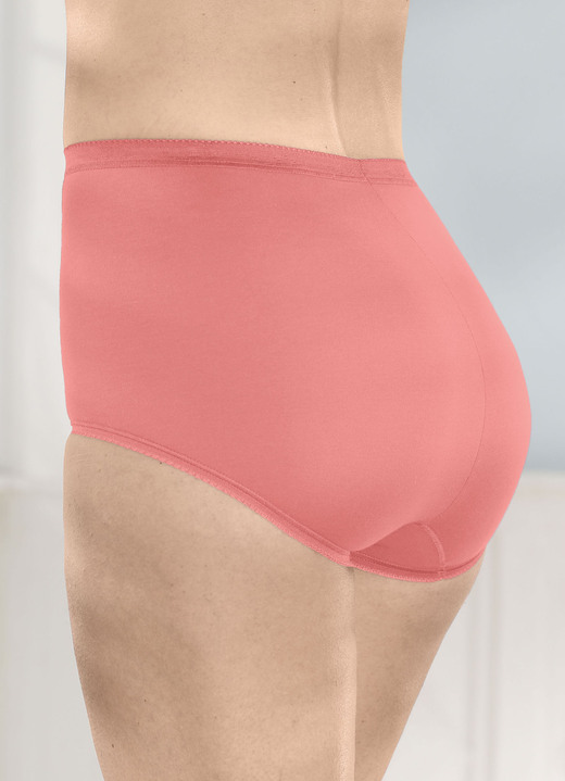 Sloggi - Sloggi Viererpack Slips mit elastischen Abschlüssen, in Größe 038 bis 054, in Farbe 1X PFIRSICH, 1X LACHS, 1X ZARTROSÉ, 1X VANILLE Ansicht 4