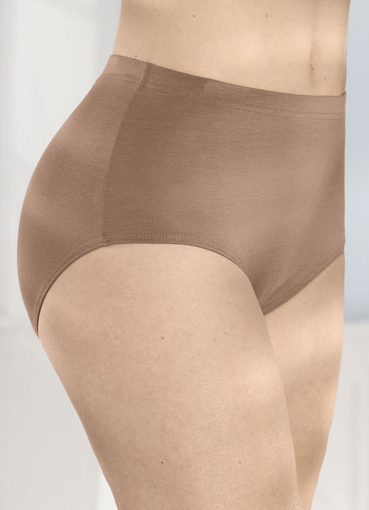 Slips - Viererpack Slips mit Gummizug Ansicht 16 Slips - Viererpack Slips mit Gummizug, in Größe 038 bis 054, in Farbe 2X LILA, 2X SCHWARZ Ansicht 16