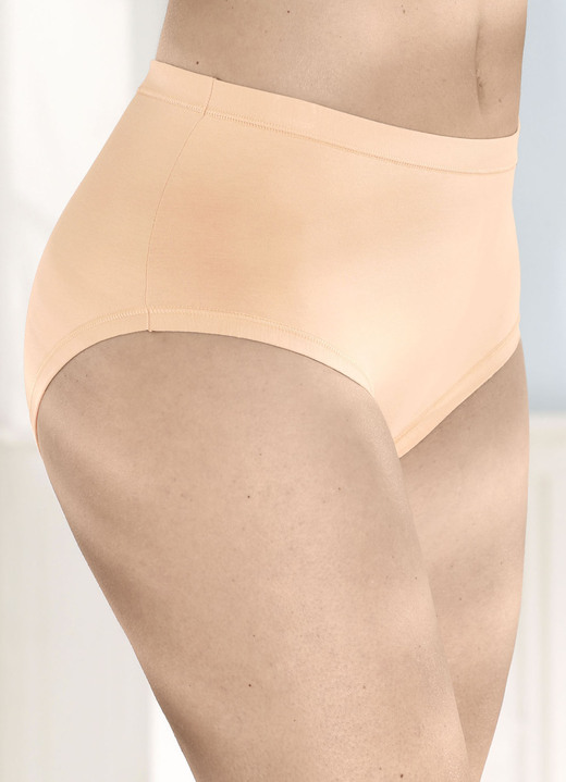 Slips - brio lingerie Fünferpack Slips, in Größe 038 bis 056, in Farbe PUDER Ansicht 1