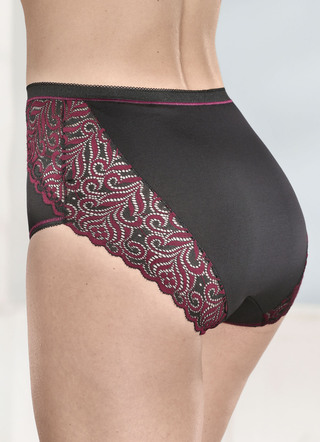 Laurina Dreierpack Slips mit Elastikspitze