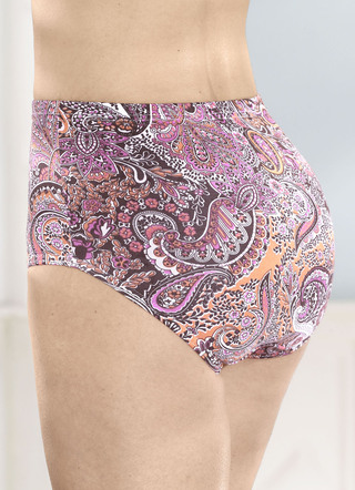 Fünferpack Slips mit Paisley-Dessin
