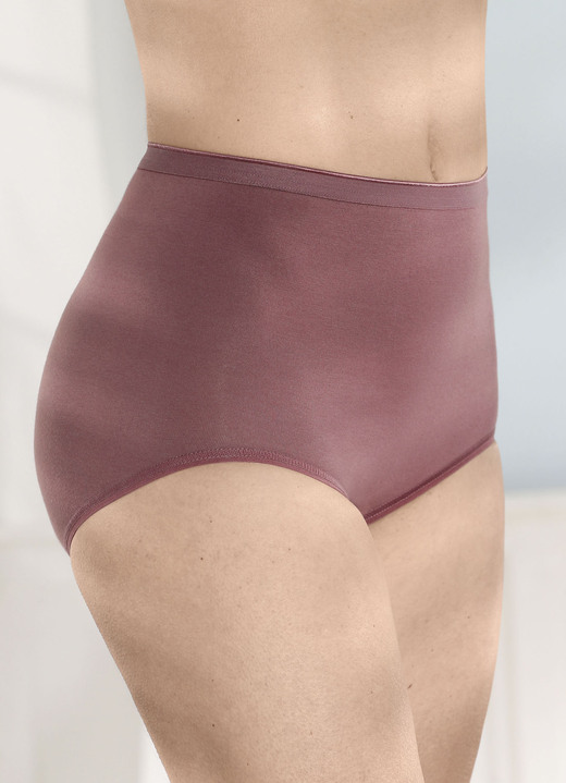 Slips - Speidel Viererpack Slips ohne Seitennähte, in Größe 038 bis 054, in Farbe BURGUND Ansicht 1