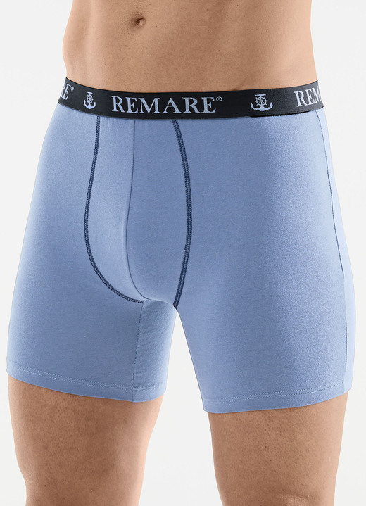 Pants & Boxershorts - Fünferpack Pants mit Elastikbund, in Größe 005 bis 011, in Farbe 3X JEANSBLAU, 2X HELLBLAU Ansicht 2