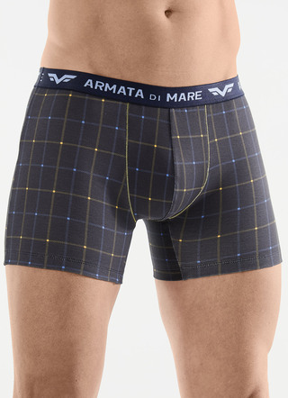 Viererpack Pants mit Karodessin
