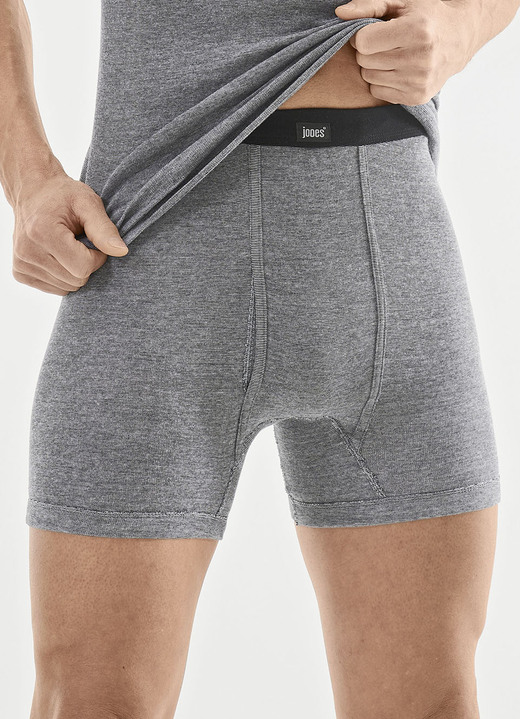Slips & Unterhosen - Viererpack Unterhosen mit garngefärbtem Ringeldessin, in Größe 005 bis 014, in Farbe 4X SCHWARZ-WEISS Ansicht 1