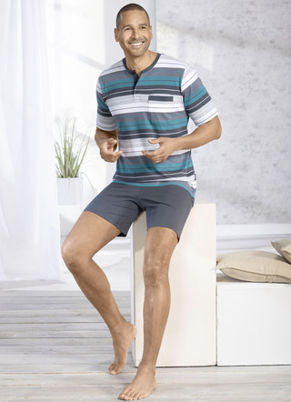 Shorty mit Knopfleiste