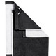 Frottier Handtücher - Wende-Frottier-Serie – Farbe PLATIN-SCHWARZ – Ansicht 4 Frottier Handtücher - Wende-Frottier-Serie, in Größe 200 (1 Handtuch, 50/100 cm) bis 204 (1 Duschtuch, 70/140 cm), in Farbe PINK-MANDARINE – Farbe PLATIN-SCHWARZ – Ansicht 4