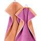 Frottier Handtücher - Wende-Frottier-Serie – Farbe PINK-MANDARINE – Ansicht 3 Frottier Handtücher - Wende-Frottier-Serie, in Größe 200 (1 Handtuch, 50/100 cm) bis 204 (1 Duschtuch, 70/140 cm), in Farbe PINK-MANDARINE – Farbe PINK-MANDARINE – Ansicht 3