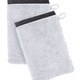 Frottier Handtücher - Wende-Frottier-Serie – Farbe PLATIN-SCHWARZ – Ansicht 5 Frottier Handtücher - Wende-Frottier-Serie, in Größe 200 (1 Handtuch, 50/100 cm) bis 204 (1 Duschtuch, 70/140 cm), in Farbe PINK-MANDARINE – Farbe PLATIN-SCHWARZ – Ansicht 5