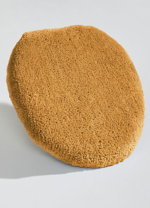 Badgarnituren - Pflegeleichte Badgarnitur ideal für Allergiker, in Größe 100 (Teppich, 50/ 80 cm) bis 112 (WC-Deckelbezug, 47/ 50 cm), in Farbe BLAU Ansicht 10