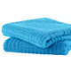 Frottier Handtücher - Flauschig weiche Frottier-Serie mit Hoch-Tief-Struktur – Farbe BLAU – Ansicht 1 Frottier Handtücher - Flauschig weiche Frottier-Serie mit Hoch-Tief-Struktur, in Größe 200 (2 Handtücher, 50/100 cm) bis 204 (1 Duschtuch, 70/140 cm), in Farbe GELB – Farbe BLAU – Ansicht 1