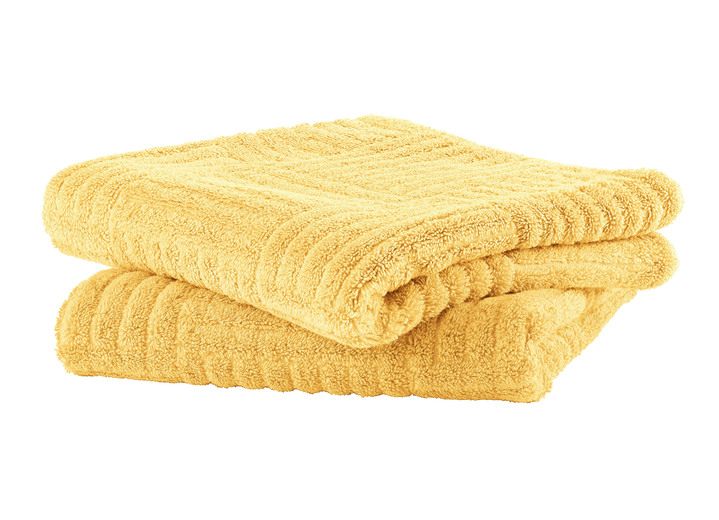 Frottier Handtücher - Flauschig weiche Frottier-Serie mit Hoch-Tief-Struktur, in Größe 200 (2 Handtücher, 50/100 cm) bis 204 (1 Duschtuch, 70/140 cm), in Farbe ANTHRAZIT Ansicht 5