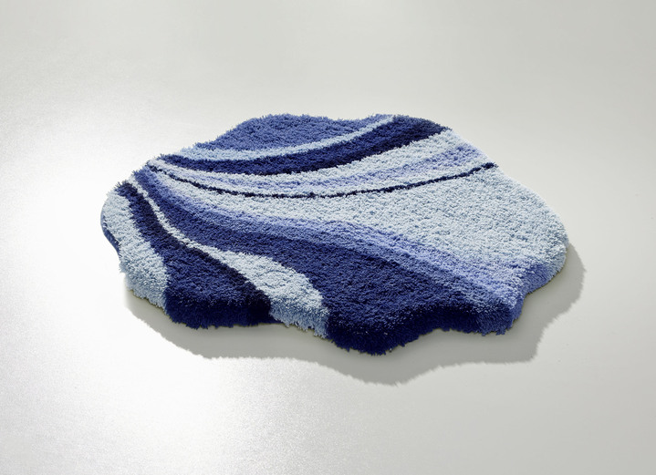 Badgarnituren - Tolle Badgarnitur in barfußweicher Qualität, in Größe 100 (Vorleger halbrund, 50/ 80 cm) bis 112 (WC-Deckelbezug, 47/ 50 cm), in Farbe TERRA Ansicht 13