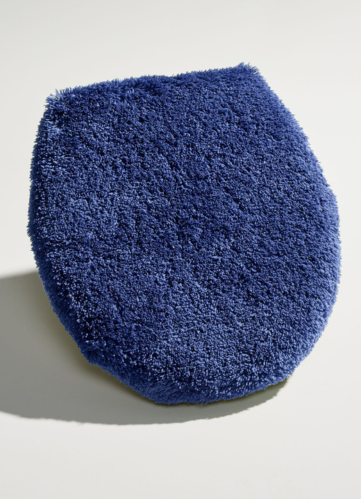 Badgarnituren - Tolle Badgarnitur in barfußweicher Qualität, in Größe 100 (Vorleger halbrund, 50/ 80 cm) bis 112 (WC-Deckelbezug, 47/ 50 cm), in Farbe TERRA Ansicht 16