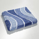 Badgarnituren - Herrlich weiche Badgarnitur – Farbe BLAU – Ansicht 9 Badgarnituren - Herrlich weiche Badgarnitur, in Größe 100 (Vorleger halbrund, 50/ 80 cm) bis 112 (WC-Deckelbezug, 47/ 50 cm), in Farbe ANTHRAZIT – Farbe BLAU – Ansicht 9