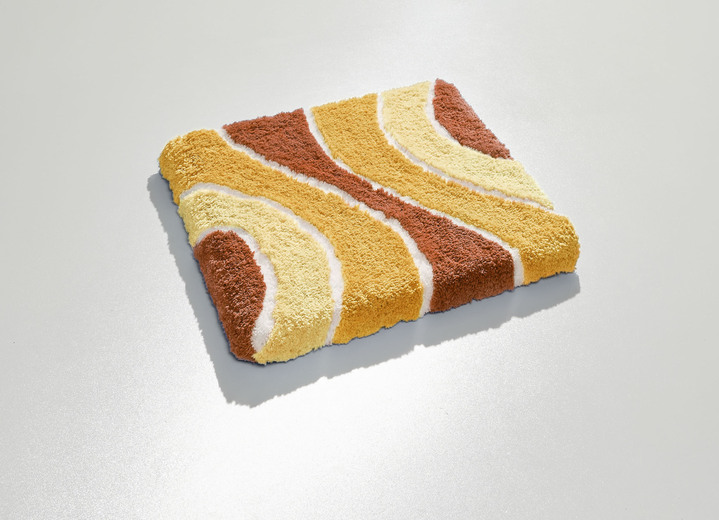 Badgarnituren - Herrlich weiche Badgarnitur, in Größe 100 (Vorleger halbrund, 50/ 80 cm) bis 112 (WC-Deckelbezug, 47/ 50 cm), in Farbe BLAU Ansicht 13