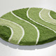 Badgarnituren - Herrlich weiche Badgarnitur – Farbe GRÜN – Ansicht 5 Badgarnituren - Herrlich weiche Badgarnitur, in Größe 100 (Vorleger halbrund, 50/ 80 cm) bis 112 (WC-Deckelbezug, 47/ 50 cm), in Farbe ANTHRAZIT – Farbe GRÜN – Ansicht 5