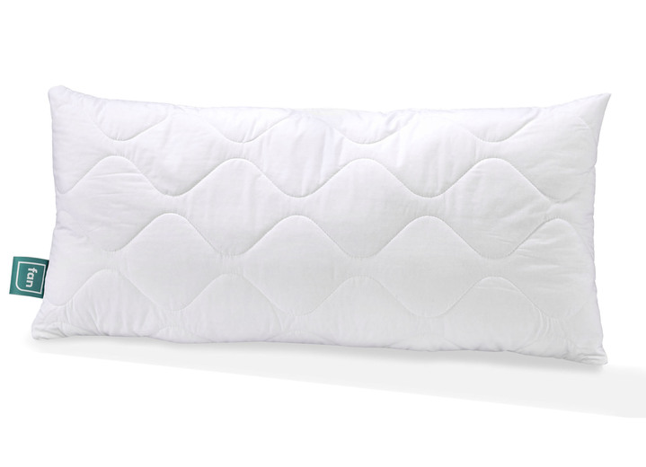 Bettwaren - Bettwarenprogramm von fan aus reinen Naturmaterialien, in Größe 103 (Decke, 135/200 cm) bis 121 (Kissen, 40/80 cm), in Farbe WEISS, in Ausführung Kissen Ansicht 1