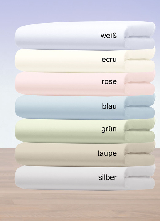 Florella - Flausch-Biber-Spannbetttücher aus Baumwolle Ansicht 2 Florella - Flausch-Biber-Spannbetttücher aus Baumwolle, in Größe 133 (2 Spannbetttücher, 100/200 cm) bis 138 (1 Spannbetttuch, 180/200 cm), in Farbe ROSÉ Ansicht 2