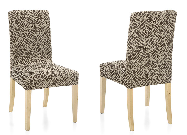 Sessel- & Sofaüberwürfe - Angenehme Stretchbezüge, in Größe 101 (Sesselbezug) bis 113 (Ohrensessel-Bezug), in Farbe CREME Ansicht 6