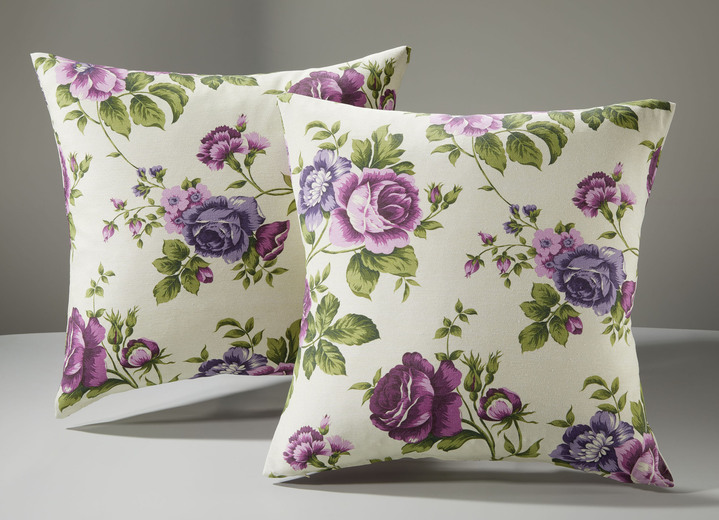 Tagesdecken - Tagesdecke mit Karosteppung und Kissenbezüge, in Größe 873 (für Einzelbett, 135x210 cm) bis 924 (Kissenbezug, 40x 80 cm), in Farbe LILA Ansicht 7