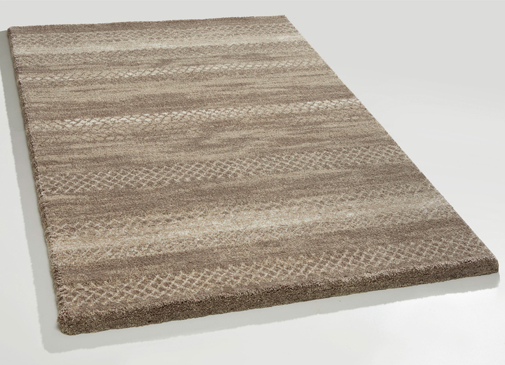 Modern - Strapazierfähig und pflegeleichte Brücken und Teppiche, in Größe 111 (Brücke, 60x110 cm) bis 282 (Teppich, 200x290 cm), in Farbe GRAU Ansicht 5