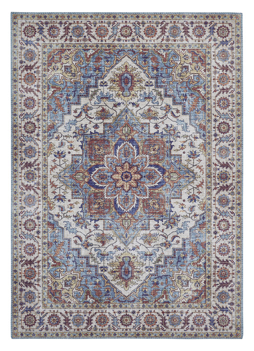 Klassisch - Pflegeleichte, gewebte Brücken und Teppiche, in Größe 113 (Brücke, 80x150 cm) bis 301 (Teppich, ø 100 cm), in Farbe BEIGE Ansicht 7