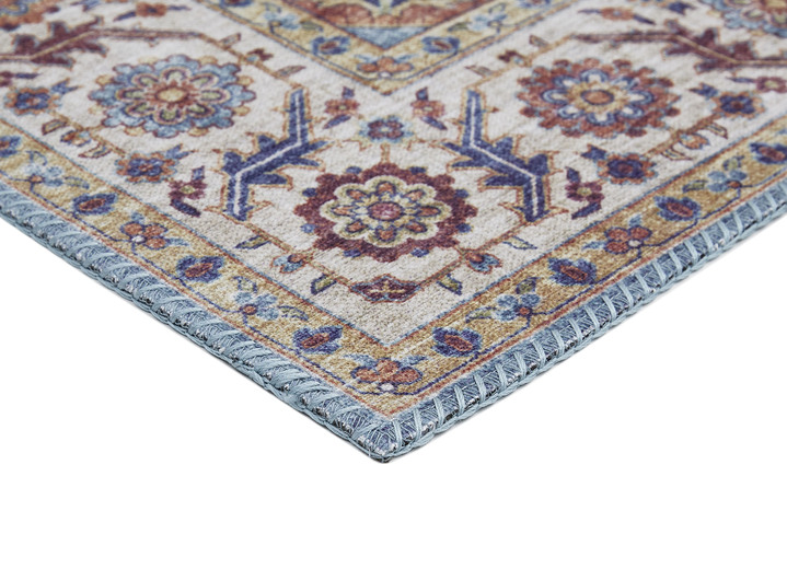 Klassisch - Pflegeleichte, gewebte Brücken und Teppiche, in Größe 113 (Brücke, 80x150 cm) bis 301 (Teppich, ø 100 cm), in Farbe BEIGE Ansicht 13