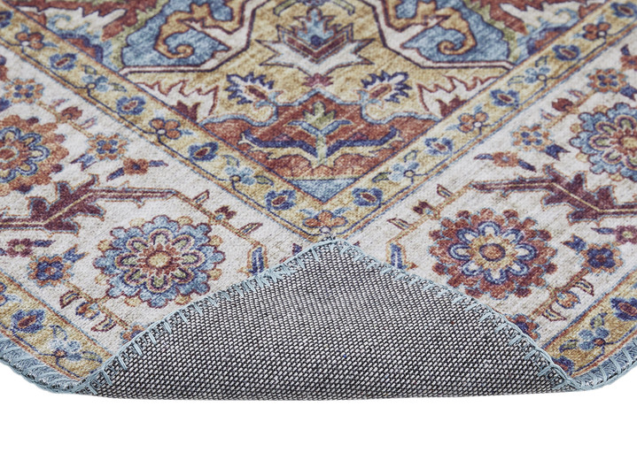 Klassisch - Pflegeleichte, gewebte Brücken und Teppiche, in Größe 113 (Brücke, 80x150 cm) bis 301 (Teppich, ø 100 cm), in Farbe BEIGE Ansicht 14