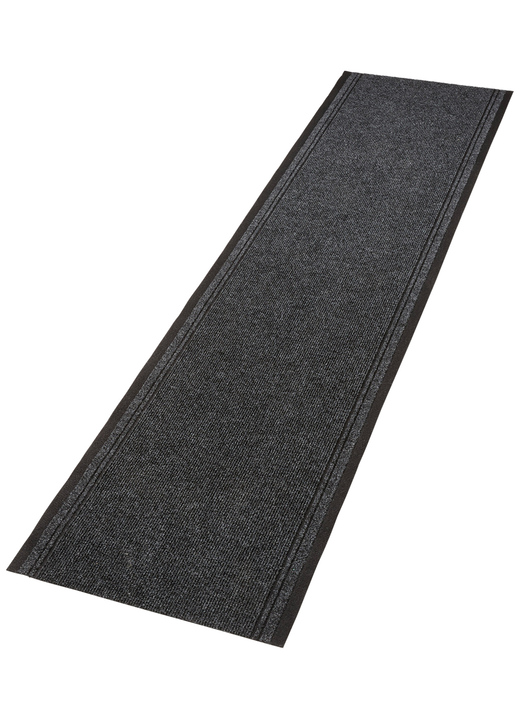 Läufer & Stufenmatten - Läufer für Innen- und Außenbereich geeignet , in Größe 102 (Läufer, 66 cm breit) bis 104 (Läufer, 80 cm breit), in Farbe ANTHRAZIT Ansicht 2