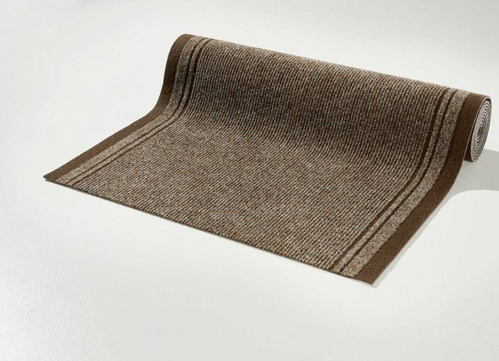 Läufer & Stufenmatten - Läufer für Innen- und Außenbereich geeignet , in Größe 102 (Läufer, 66 cm breit) bis 104 (Läufer, 80 cm breit), in Farbe ANTHRAZIT Ansicht 16