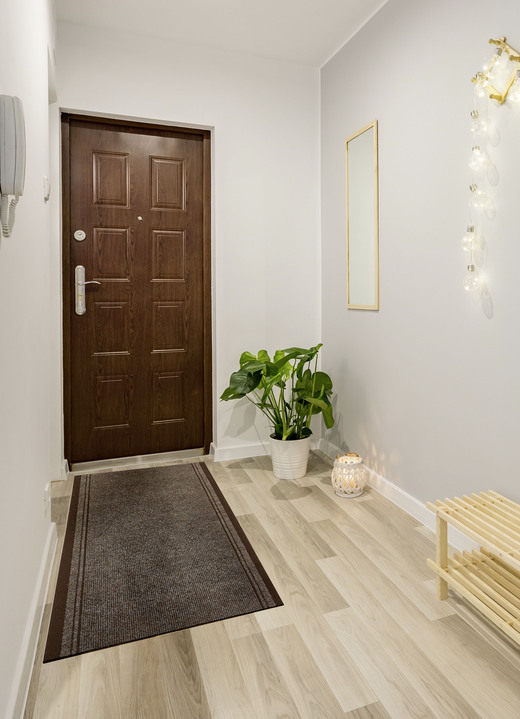 Läufer & Stufenmatten - Läufer für Innen- und Außenbereich geeignet , in Größe 102 (Läufer, 66 cm breit) bis 104 (Läufer, 80 cm breit), in Farbe ANTHRAZIT Ansicht 17