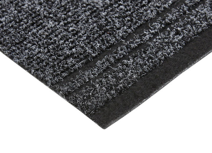 Läufer & Stufenmatten - Läufer für Innen- und Außenbereich geeignet , in Größe 102 (Läufer, 66 cm breit) bis 104 (Läufer, 80 cm breit), in Farbe ANTHRAZIT Ansicht 5